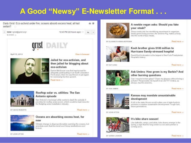 a new approach to nonprofit newsletters stop interrupting your sup