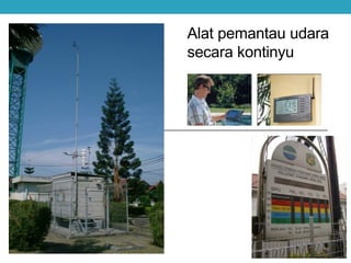 Alat pemantau udara
secara kontinyu
 