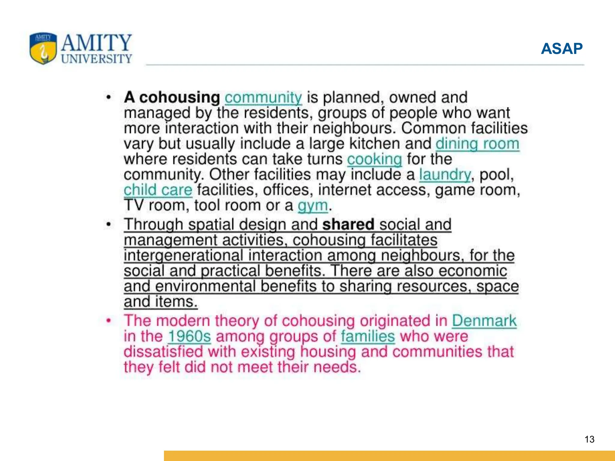 Name of Institution
13
ASAP
 