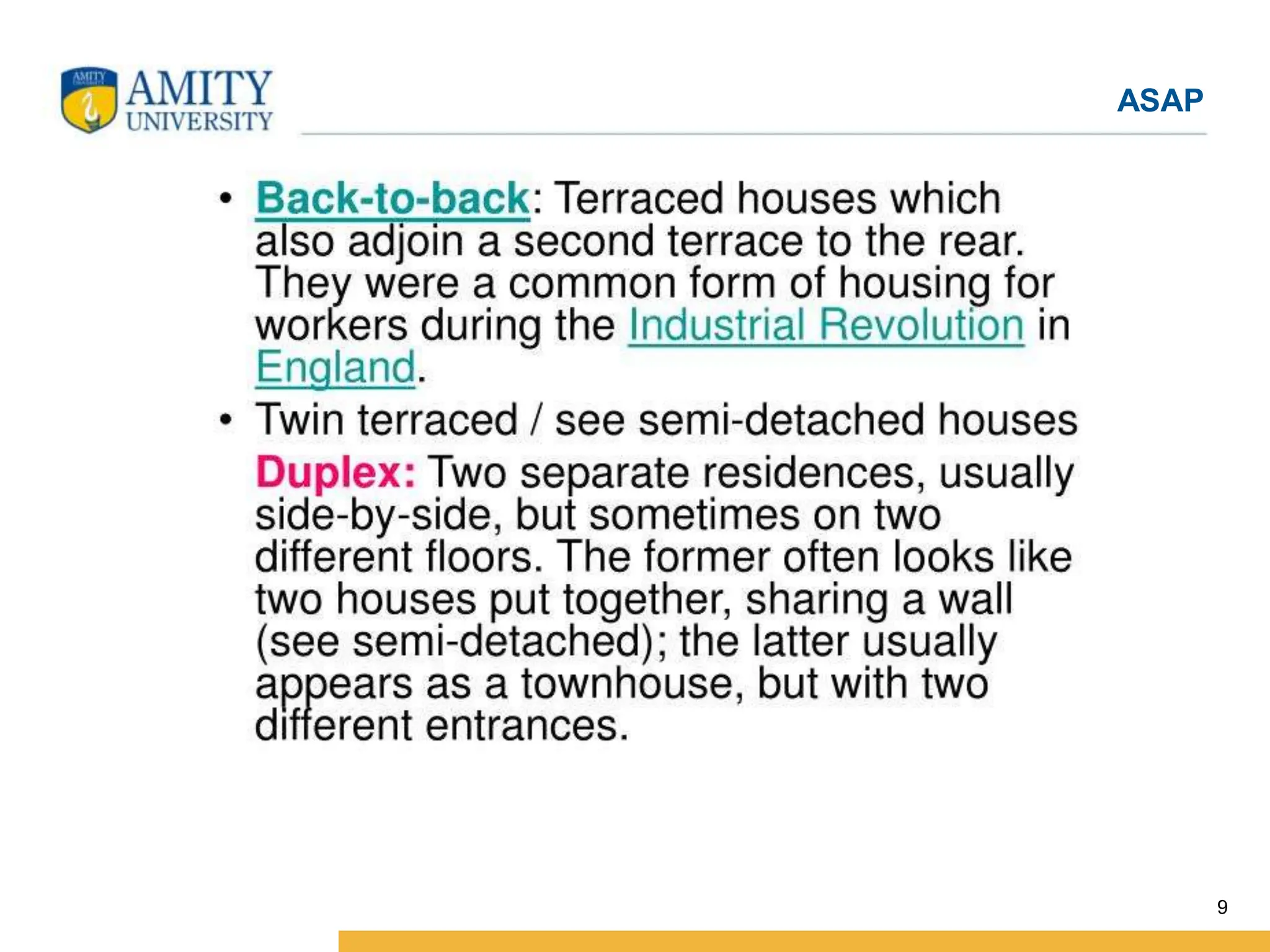 Name of Institution
9
ASAP
 