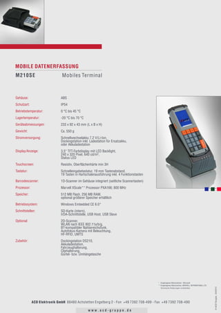 Mobiles Terminal M210SE