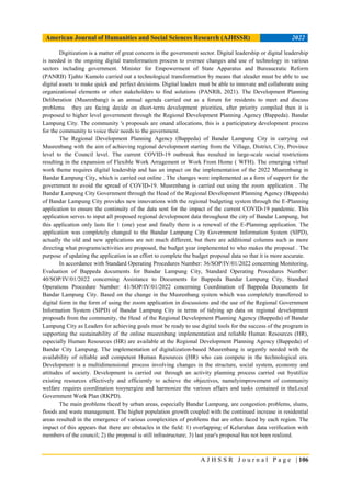 American Journal of Humanities and Social Sciences Research (AJHSSR) 2022
A J H S S R J o u r n a l P a g e | 106
Digitiza...