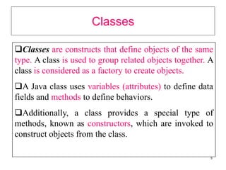 M251_Meeting 3 : ( Objects ) and (Classes) | PDF