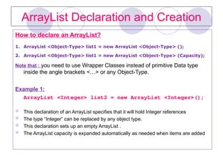 M251_Meeting 4 Thinking in Objects and ArrayList Class | PPT