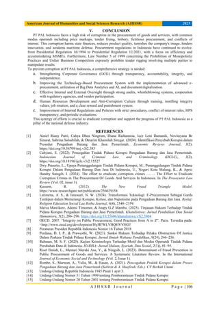Prevention of Corruption in the Procurement of Goods/Services Process ...