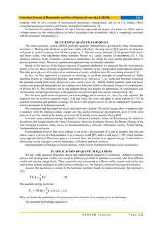 Extensive Mathmatics Extensive Quantum Economics: Its Theory, Equations and Applications | PDF