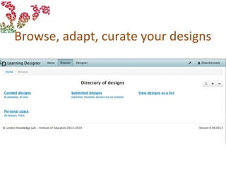 Browse, adapt, curate your designs
 