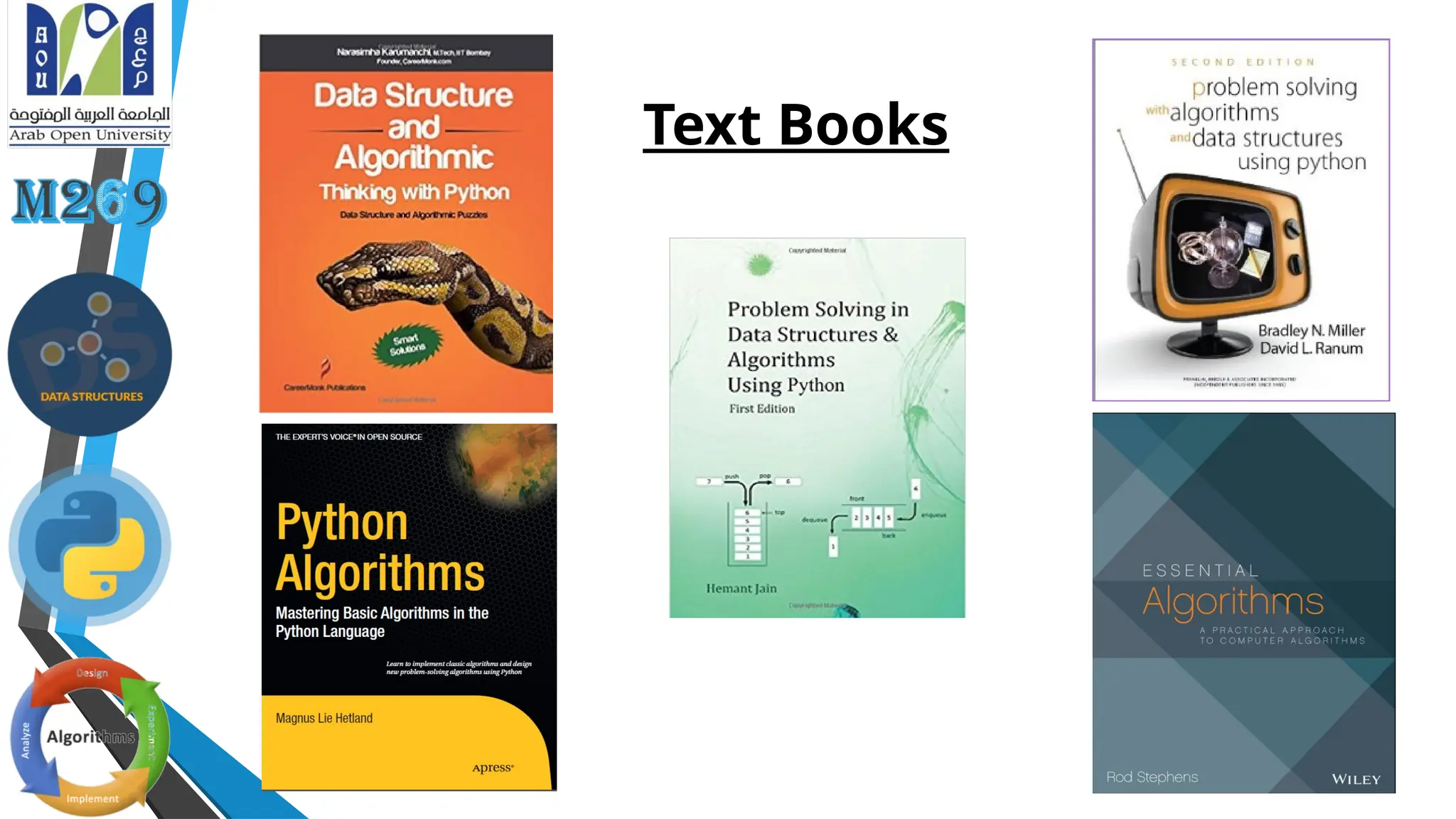 Text Books
 