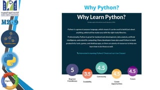 Why Python?
 