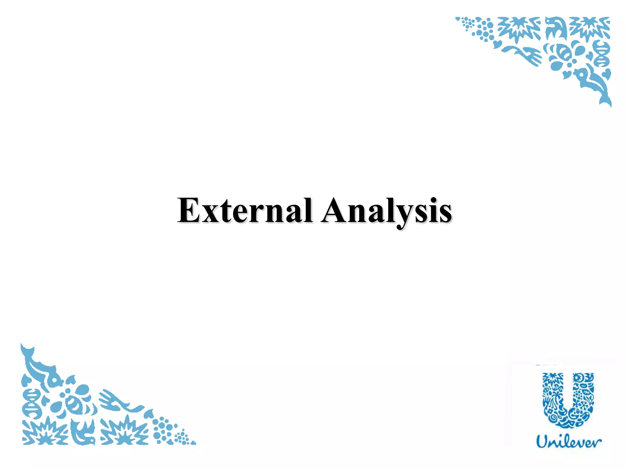 External Analysis
 