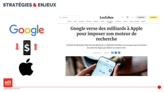 STRATÉGIES & ENJEUX
19
$
www.m2iformation.fr
 