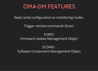 M2M, IOT, Device Managment: COAP/LWM2M to rule them all?