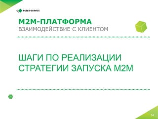 5 простых шагов по запуску M2M-платформы