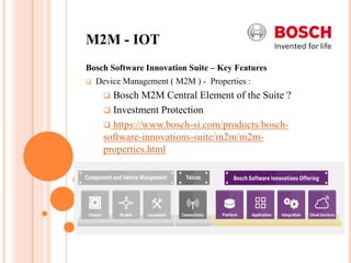 Bosch M2M / IOT for Telco | PPTX