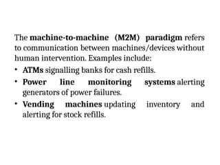 Machine 2 Machine Communications Machine to Machine communications 1.pptx