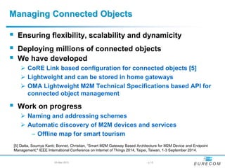 M2M communications and internet of things for smart cities | PDF