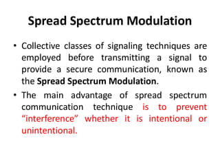 Module 2 Mobile Computing KTU Spread spectrum - Direct sequence ...