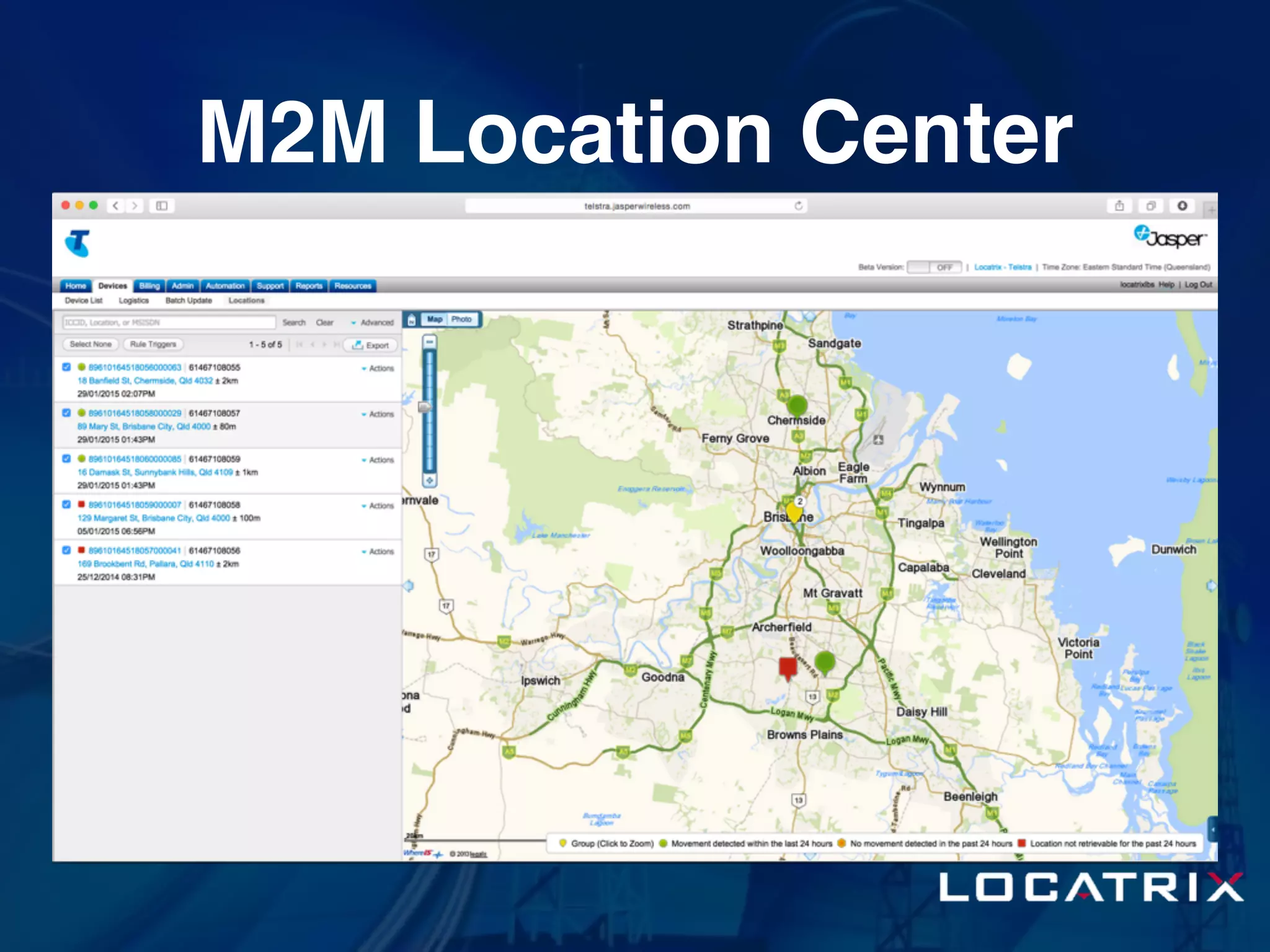 M2M Location Center
 
