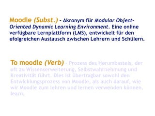 Moodle erklaert mit Lego