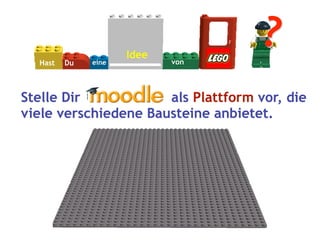 Moodle erklaert mit Lego