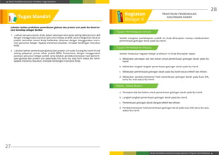 Modul Pendidikan Jarak Jauh Pendidikan Tinggi Kesehatan
Modul Pendidikan Jarak Jauh Jenjang Diploma 3 Program Studi Kebidanan
27
28
Setelah mengikuti pembelajaran praktik ini, Anda diharapkan mampu melaksanakan
pemeriksaan golongan darah pada ibu hamil.
Setelah melakukan kegiatan belajar praktikum ini Anda diharapkan dapat:
a.	 Melakukan persiapan alat dan bahan untuk pemeriksaan golongan darah pada ibu
hamil.
b.	 Melakukan langkah-langkah pemeriksaan golongan darah pada ibu hamil.
c.	 Melakukan pemeriksaan golongan darah pada ibu hamil secara efektif dan efisien.
d.	Melakukan pendokumentasian hasil pemeriksaan golongan darah pada buku KIA,
kartu ibu atau status ibu hamil.
a.	 Persiapan alat dan bahan untuk pemeriksaan golongan darah pada ibu hamil.
b.	 Langkah-langkah pemeriksaan golongan darah pada ibu hamil.
c.	 Pemeriksaan golongan darah dengan efektif dan efisien.
d.	 Pendokumentasian hasil pemeriksaan golongan darah pada buku KIA, kartu ibu atau
status ibu hamil.
Lakukan latihan praktikum pemeriksaan glukosa dan protein urin pada ibu hamil se-
cara bertahap sebagai berikut:
1.	 Latihan bersama teman Anda dalam kelompok kecil pada setting laboratorium skill
dengan menggunakan panduan penuntun belajar praktik, secara bergantian lakukan
praktik, kemudian teman Anda melakukan observasi dengan menggunakan instru-
men penuntun belajar. Apabila menemui kesulitan, mintalah bimbingan instruktur
Anda.
2.	 Lakukan latihan pemeriksaan glukosa dan protein urin pada 5 orang ibu hamil di real
setting pelayanan primer lahan praktik (BPM, Puskesmas), dengan menggunakan
panduan penuntun belajar praktik serta lakukan pendokumentasian hasil pemerik-
saan glukosa dan protein urin pada buku KIA, kartu ibu atau form status ibu hamil.
Apabila menemui kesulitan, mintalah bimbingan instruktur Anda.
Tugas Mandiri
Tujuan Pembelajaran Umum
Tujuan Pembelajaran Khusus
Pokok - Pokok Materi
Kegiatan
Belajar 4
PRAKTIKUM PEMERIKSAAN
GOLONGAN DARAH
 