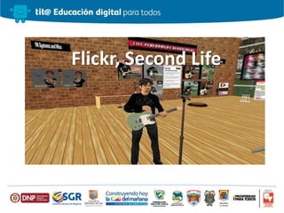 Flickr, Second Life
 