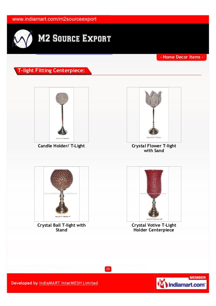 M 2 Source Export, Moradabad, Home Decor Items