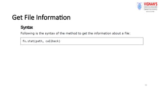 34
Get File Information
 