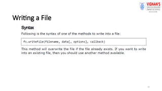 35
Writing a File
 