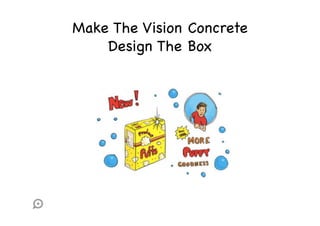 Make The Vision Concrete
Design The Box

 