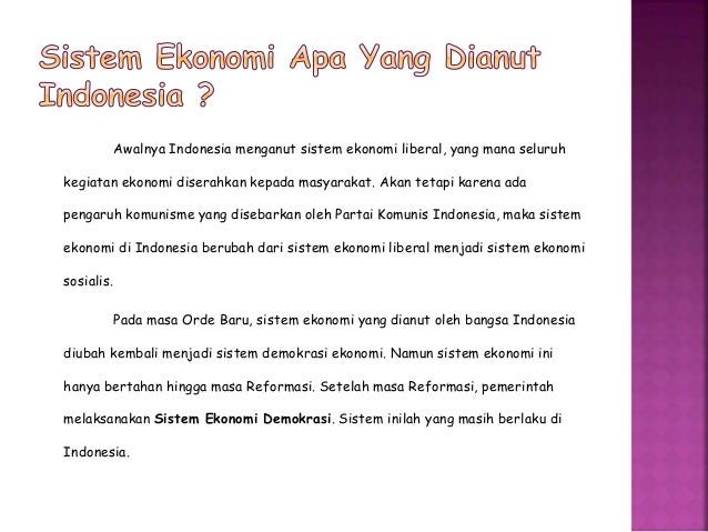 Gambar M3 Sistem Ekonomi Indonesia 13 Awalnya Menganut Gambar Demokrasi Di Rebanas Rebanas Gambar M3 Sistem Ekonomi Indonesia 13 Awalnya Menganut Gambar Demokrasi Di Rebanas Rebanas