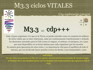 M3.3  cdp+++ ,[object Object],[object Object],[object Object],[object Object],del Una exploración integral M3.3  ciclos VITALES PDC + + + 