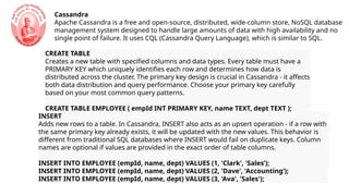 Comprehensive Guide to Key-Value and Column-Family Databases with ...