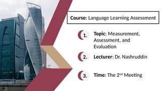 Measurement, Assessment, and Evaluation in Language Learning.pptx