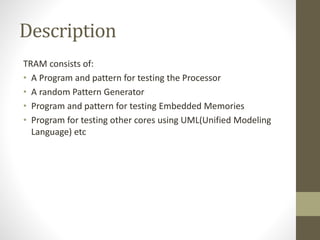 Memory and Processor Testing | PPTX