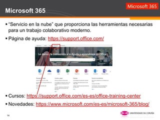Curso_Microsoft_365_avanzado_UDC_Carlos_Escudero | PDF
