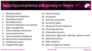 Understanding Security and Compliance in Microsoft Teams - M365 ...
