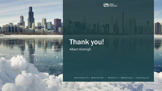Thank you!
Albert Hoitingh
alberthoitingh.com | @alberthoitingh | #M365CHI22 | @M365Chicago | m365chicago.com
 