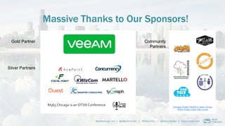 Massive Thanks to Our Sponsors!
alberthoitingh.com | @alberthoitingh | #M365CHI22 | @M365Chicago | m365chicago.com
Silver Partners
Gold Partner
M365 Chicago is an OTSN Conference
Community
Partners
Chicago Power Platform Users Group
M365 Friday Cabo San Lucas
 