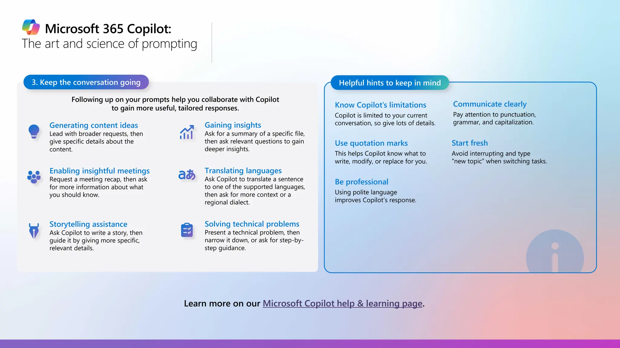 Copilot Infographic Microsoft 365 Copilot Overview Presentation | PDF