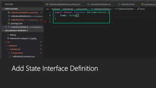 Add State Interface Definition
 