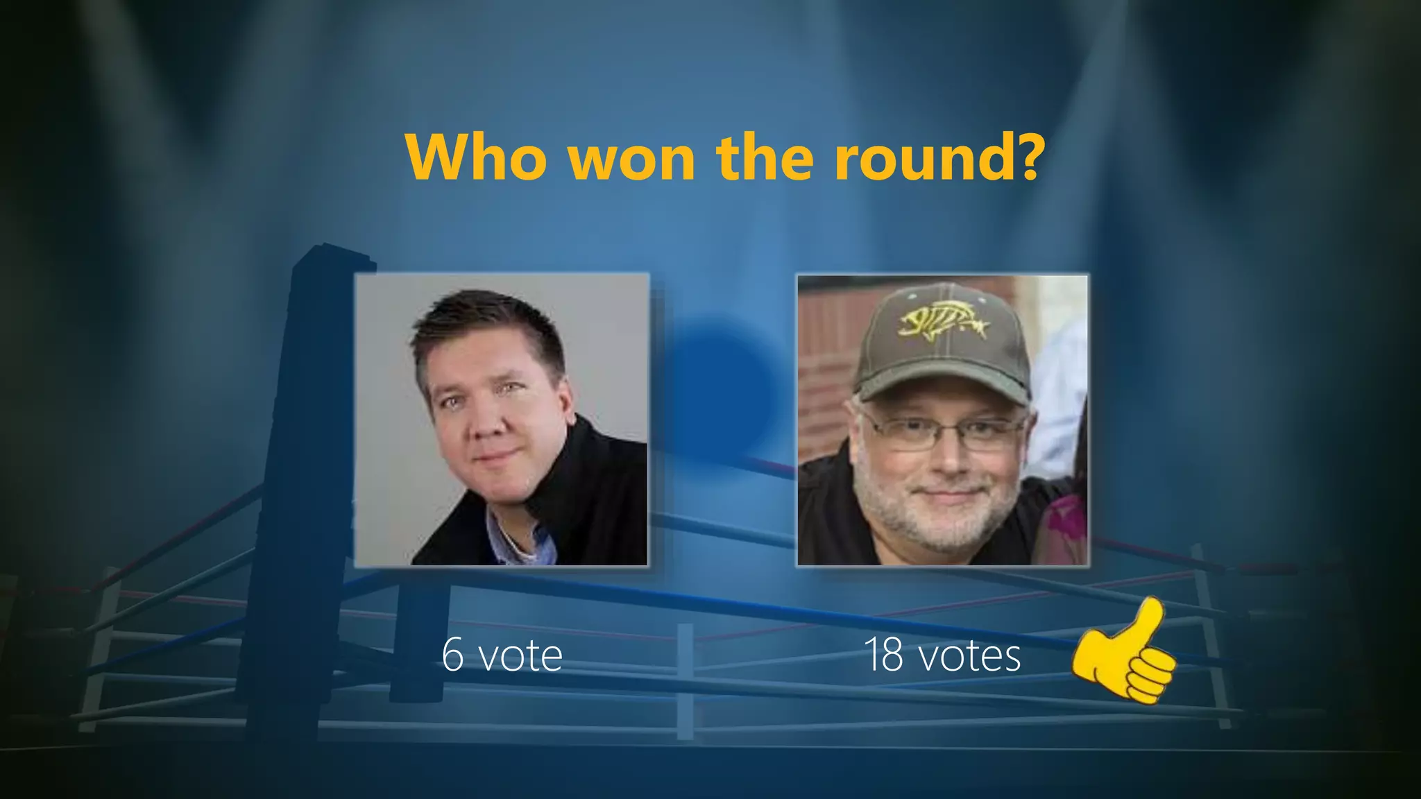 Who won the round?
6 vote 18 votes
 
