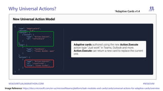 Universal Actions for Adaptive Cards on Microsoft Teams | PPTX