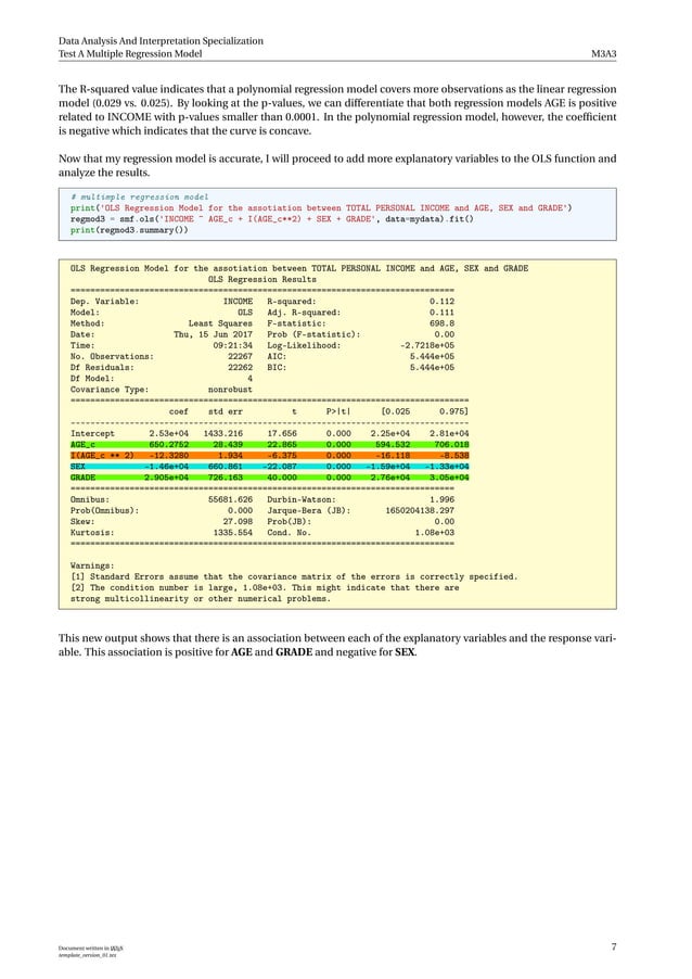 [M3A3] Data Analysis and Interpretation Specialization | PDF