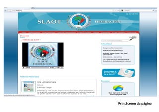 PrintScreen da página
 