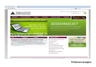 PrintScreen da página
 