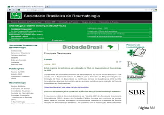 Página SBR
 