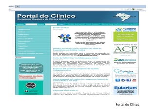 Portal do Clínico
 