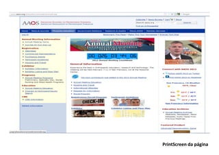 PrintScreen da página
 