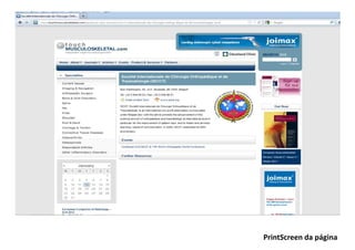 PrintScreen da página
 